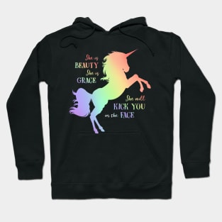 She Is Beauty She Is Grace Horse Unicorn Costume Gift Hoodie